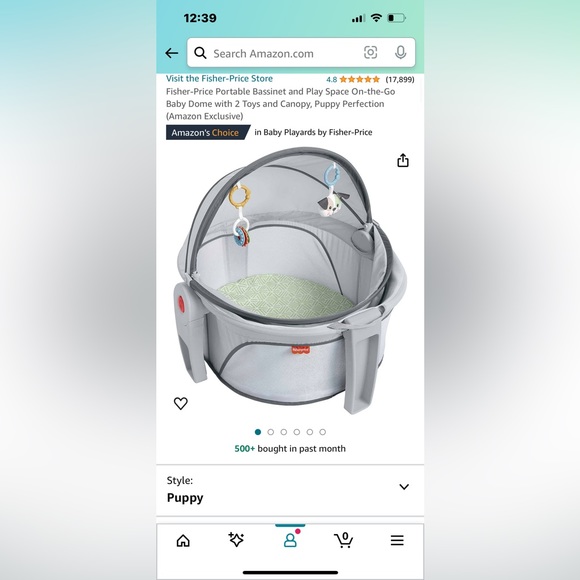 Other - Fisher-Price Portable Bassinet and Play Space On-the-Go Baby Dome